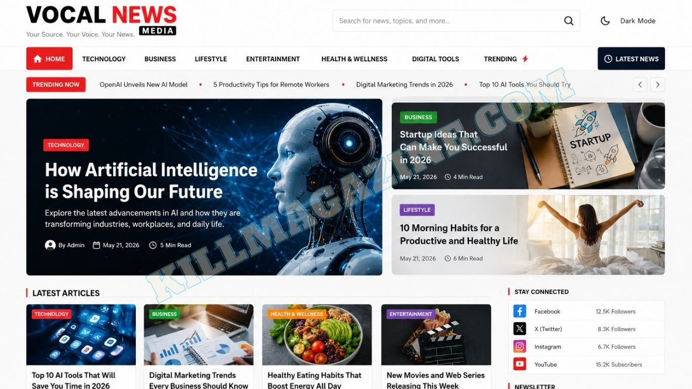 VocalNewsMedia Com – Complete Guide, Review, Features, Content Categories, SEO Strategy & Trust Analysis (2026)